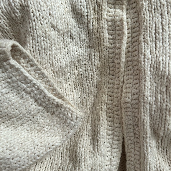 Vtg M. Gibson Peruvian Cream 100% Cotton Embroidered Cardigann Outlander - Picture 13 of 13